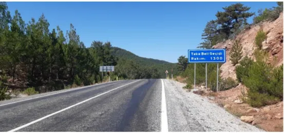 Şekil 1.8 Teke Beli Geçidi (2019) 