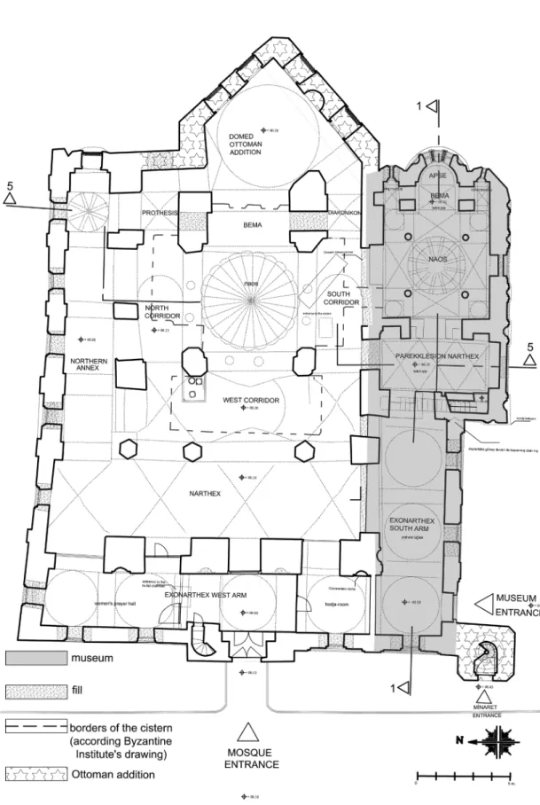 Fig. 3   Fethiye Camii, plan (Esmer 2013, 45). 