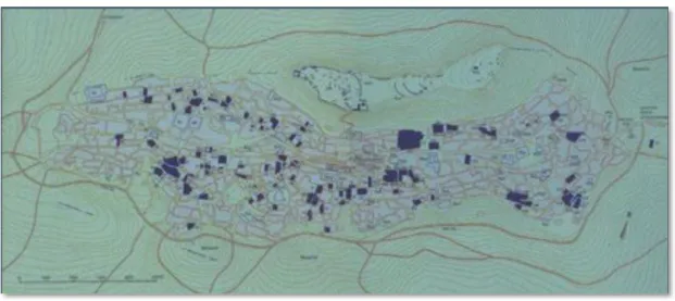 Şekil 4.3: Mardin kenti yapılaşma düzeni (URL 8) 