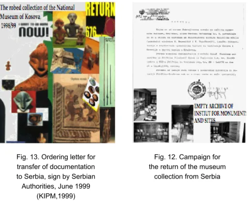 Fig. 13. Ordering letter for  transfer of documentation  to Serbia, sign by Serbian  Authorities, June 1999  