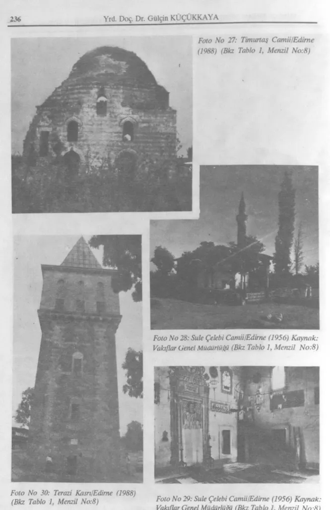 Foto No 27: Tinıurtaş Camii/Edime  (1988) (Bkz Tablo 1, Menzil No:8) 