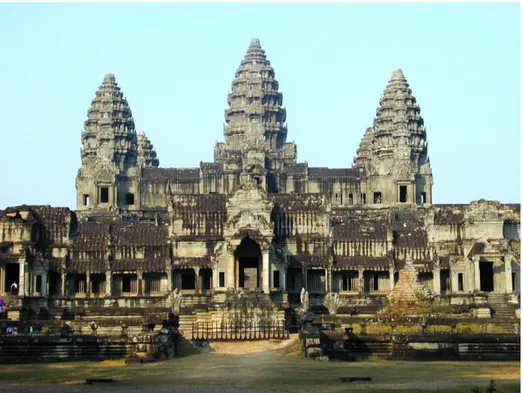 Şekil  3.9 Angkor Vat Tapınağı Planı. 