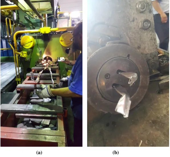 Figure 7. Images of the extruded profile surfaces. (a) uncoated, (b) after eloxal coating, (c)  after static powder paint 