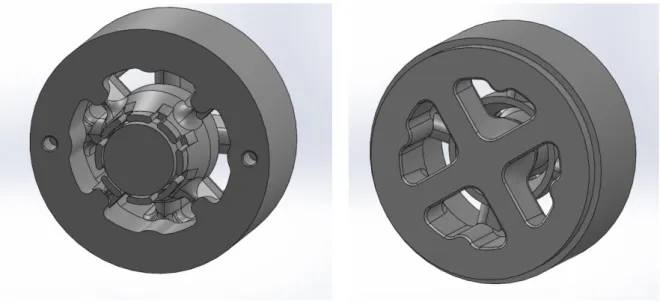 Figure 2. 3-Dimensional solid model of the die to be produced from maraging steel. 