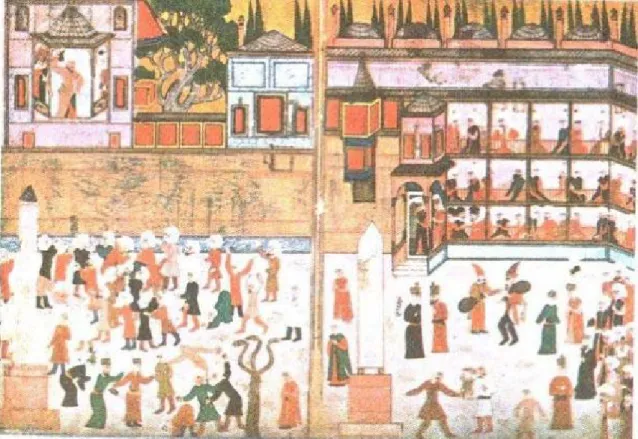 Şekil 5: Sûr-ı Hümâyunlarda Yapılan Şenlik Örneği. 