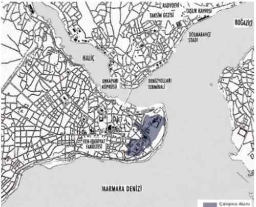 Şekil 1.35 :1923-1950 döneminde Tarihi Yarımada 