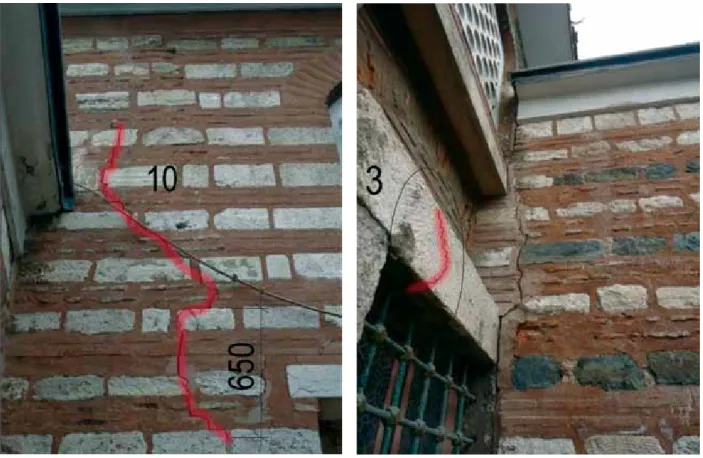Şekil 5-6. Şah Sultan Camii hasar tespitleri.