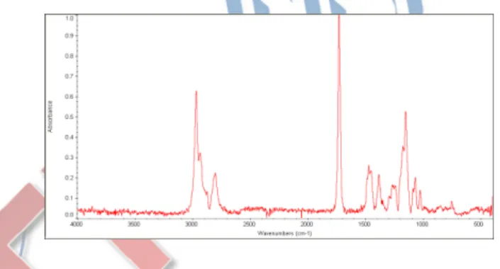 Figure 3: p(DEAEMA) of FTIR Analysis 