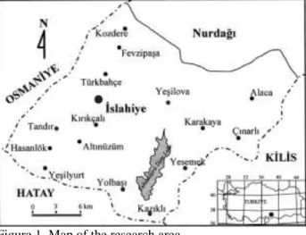 Figure 1. Map of the research area  Ascomycota Whittaker 