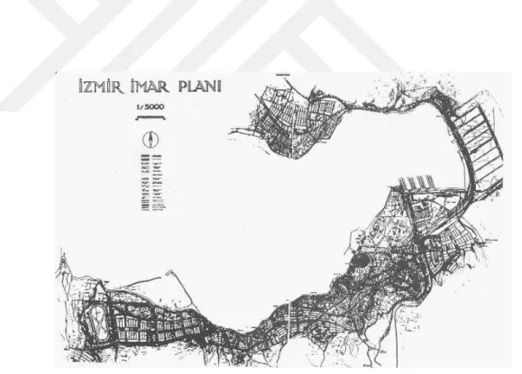 Figure 6 Aru’s plan for İzmir, 1953 (Bilsel, 2009, 12) 