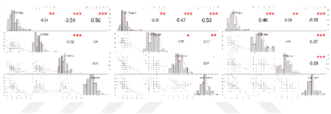 Table 12: Covariance – VC4 included  VC4 Included  VC1Past  VC2Past  VC3Past 