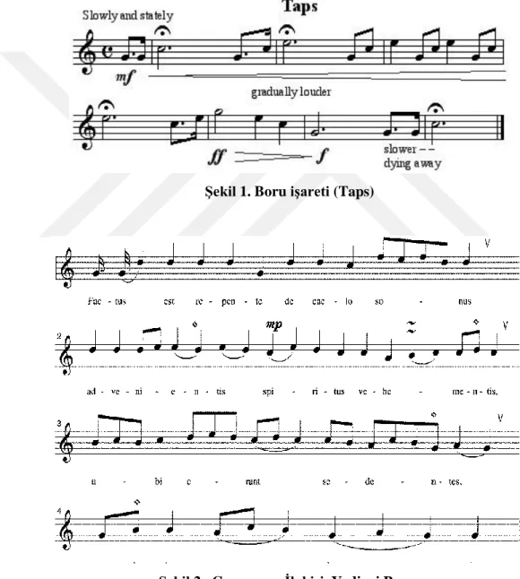 Şekil 1. Boru işareti (Taps) 