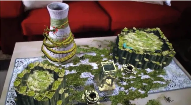 Figure 3. Vuforia’s Smart Terrain Augmented Reality Demo (Gunther, 2013) 