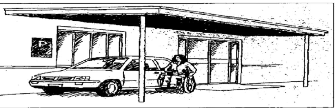 Figure 2: Sample of Roofed Parking Area (TS 9111 4.4.1. Figure 10) 