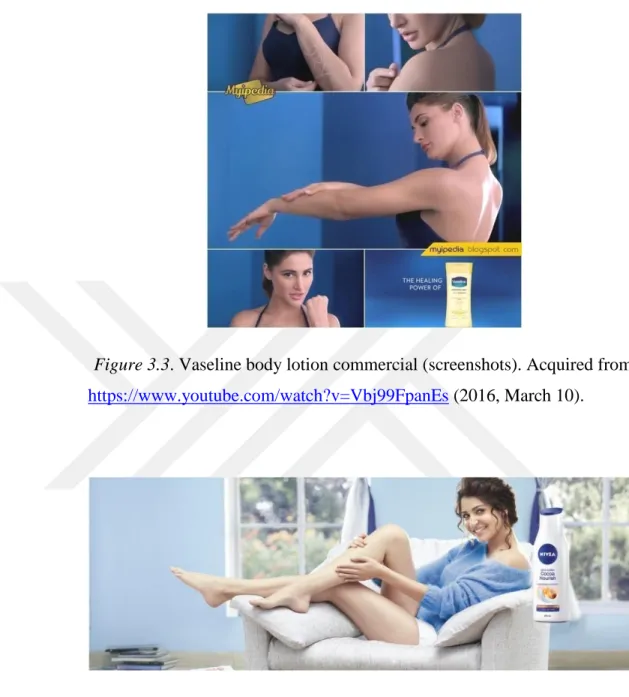 Figure 3.4. Nivea body lotion commercial (a). Acquired from www.nivea.in  (2016, March 10)