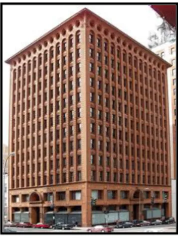 Figure 2.6 The Guaranty Building exterior and interior view, 1894, architect Louis H. Sullivan and  Dankmar Adler, Buffalo, New York