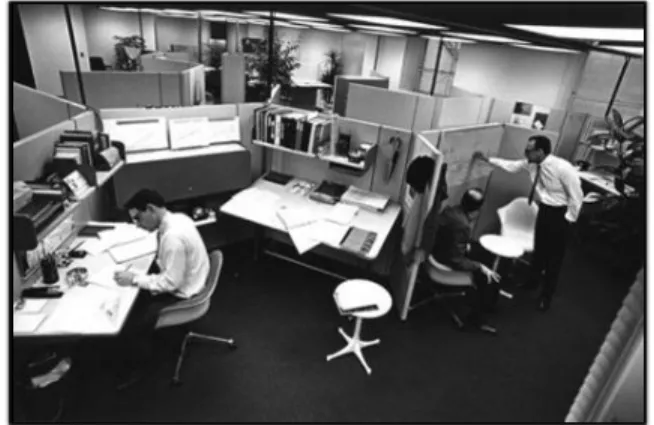 Figure 2.8 Action Office structure, 1973, designed by Robert Probst, New York. 