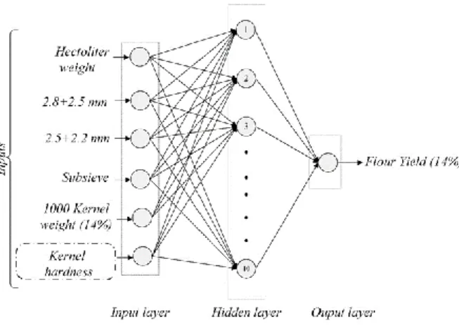 Fig. 1. Designed ANN structure 