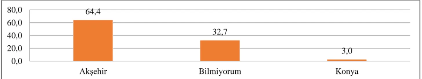 Tablo 5. Nasrettin Hoca’nın mesleği nedir?     Kişi Sayısı  Yüzde 