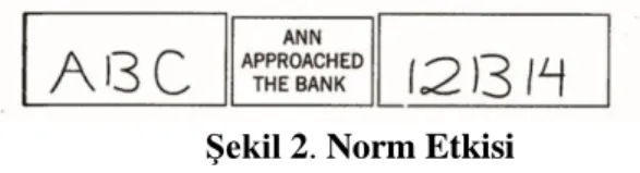 Şekil 2. Norm Etkisi 