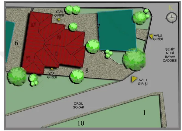 ġekil 11: Çağlayan Konağı vaziyet planı 