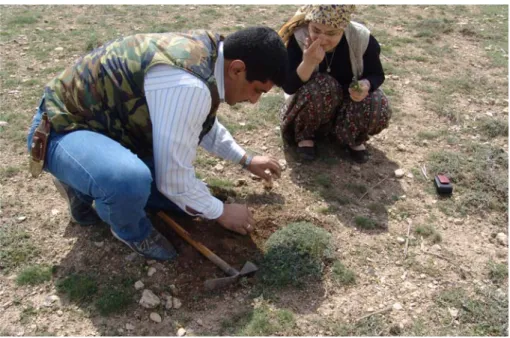 Şekil 3.6. Arazi çalışmalarından görüntü 