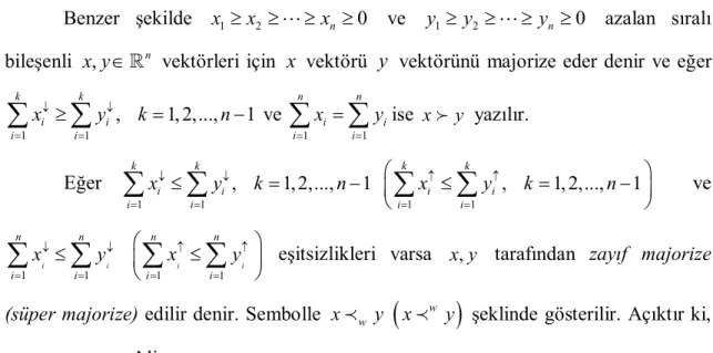Şekil 4.1.Örnek vektörler:  x A  x B