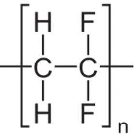 Şekil 3.1. Polivinilidin florür (CH 2 =CF 2 ) 