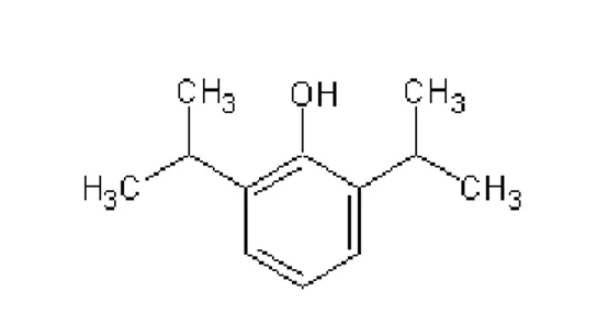 Şekil 4. Propofolün kimyasal yapısı   2.4.3.1. Kimyasal Özellikleri 