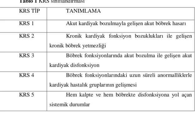 Tablo 1 KRS s fland rmas 6