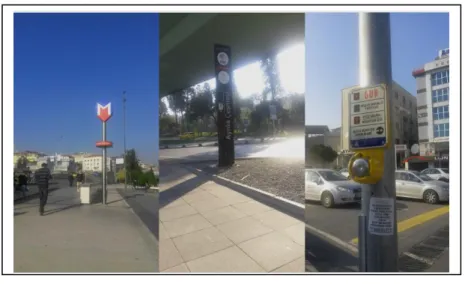 Figure  3.  Informative,  stimulating  and  guiding  signboards,  traffic  signals. 