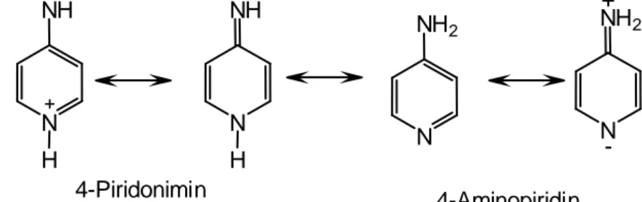 Şekil 1.4. 4- aminopridinin tautomerizasyonu 