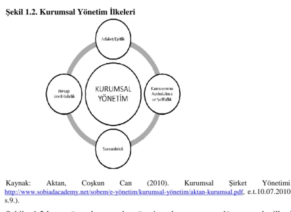 Şekil 1.2. Kurumsal Yönetim İlkeleri 