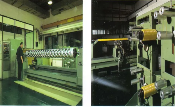 Şekil 3.1 CNC helisel flaman sargı makinesi (Şahin 2004) 