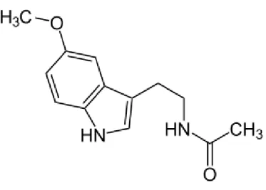 ġekil 4. Melatoninin kimyasal yapısı 