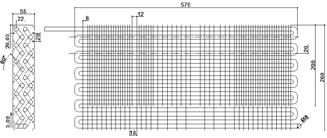 ġekil 3.3. Test evaporatörü