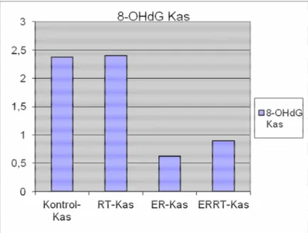 Grafik 3.2.4:Barsak kas tabakasında 8-OHdG düzeyleri 