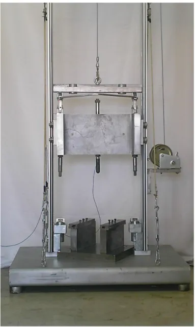 Şekil 6.4 Ağırlık düşürme test cihazı