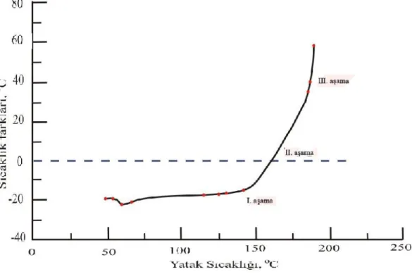 Şekil 5.2. Tipik bir DTA termogramı (Kaymakçı,1998)