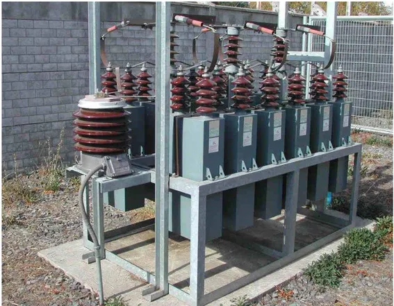 Şekil 5.1. 30-36 kV gerilimde kapasitörler 