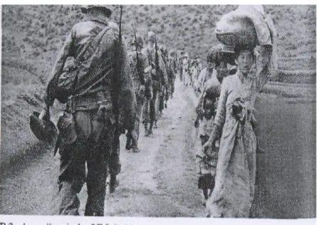 Şekil 5. Kore Savaşı sırasında Amerikan askerleri ve Kore halkı 87