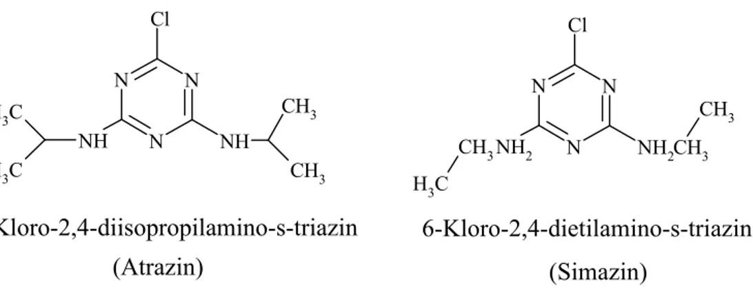 Şekil 1.2.6 s-Triazin moleküllerinin sınıflandırmaları. 
