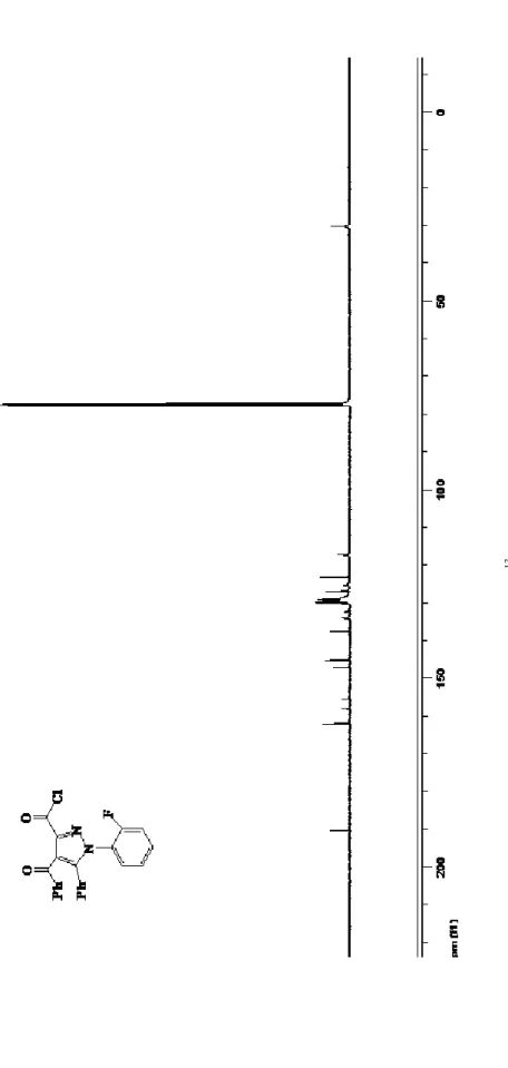 Şekil 4.3.4: AE-3 bileşiğinin13C-NMR spektrumu (CDCl 3) 