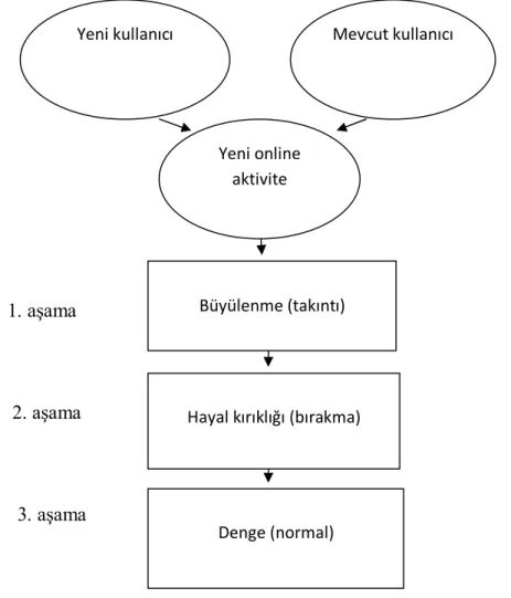 Şekil 1. Grohol’ün (Akt. DiNicola, 2004) Patolojik İnternet Kullanım Modeli                  