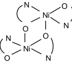 Şekil 1.14. Nitrozofenol (Guinonmonooksim) Ni(II) kompleksi 