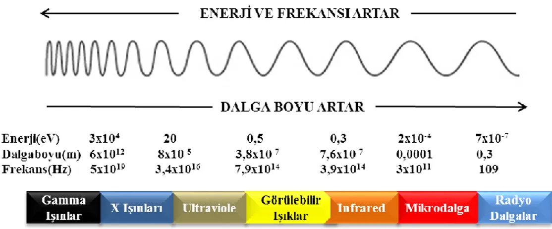 Şekil 2.2. Elektromanyetik Spektrum 