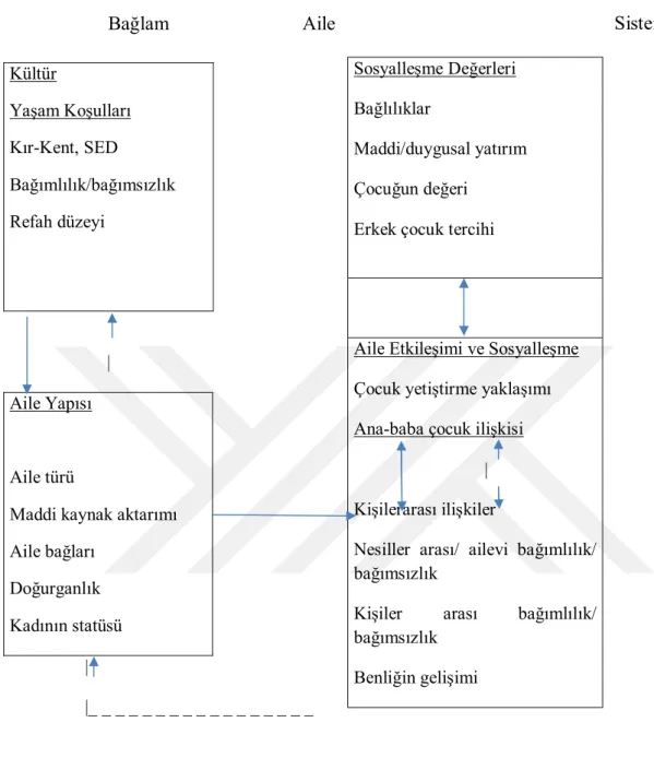 Şekil 1: Genel Model (Kağıtçıbaşı, 2007: 112). 