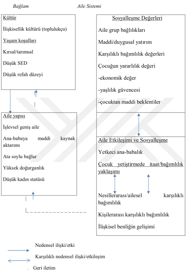 Şekil 2: Karşılıklı Bağımlılık Modeli (Kağıtçıbaşı, 2007: 115). 