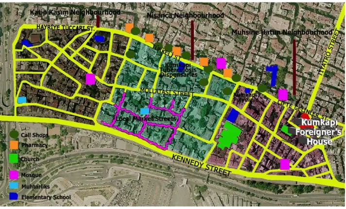 Figure 3.Kumkapı study area. 