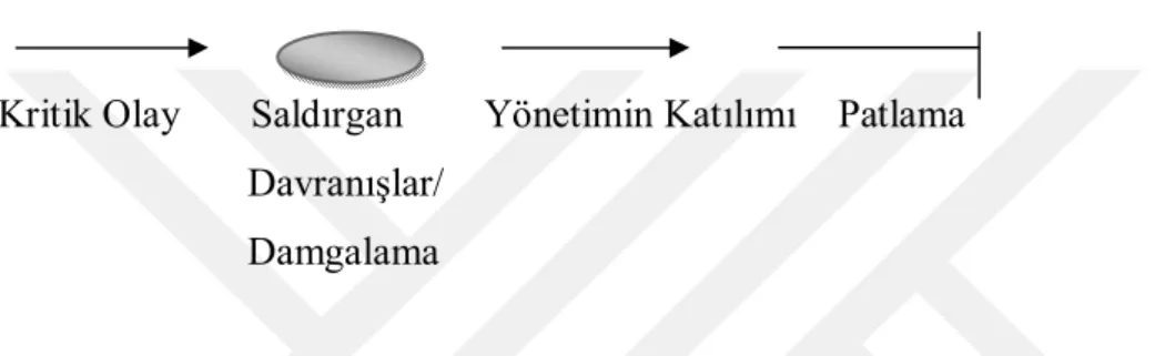 Şekil 1. Leymann’ın Psikolojik Taciz Aşamaları 